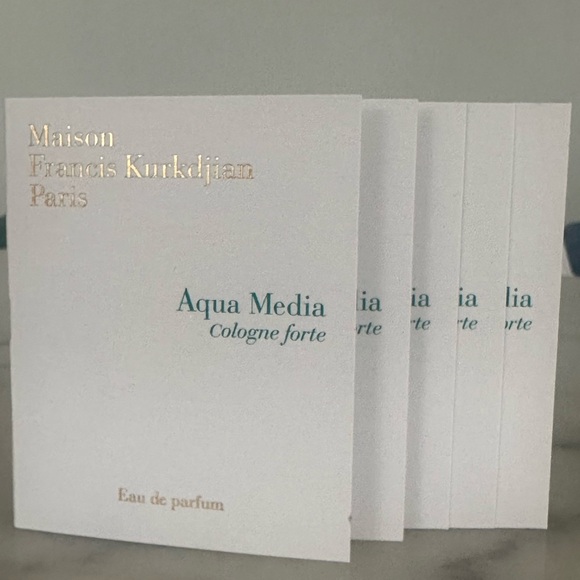 5 x 2ML Aqua Media by MFKP. Eau de parfum. - Picture 2 of 3